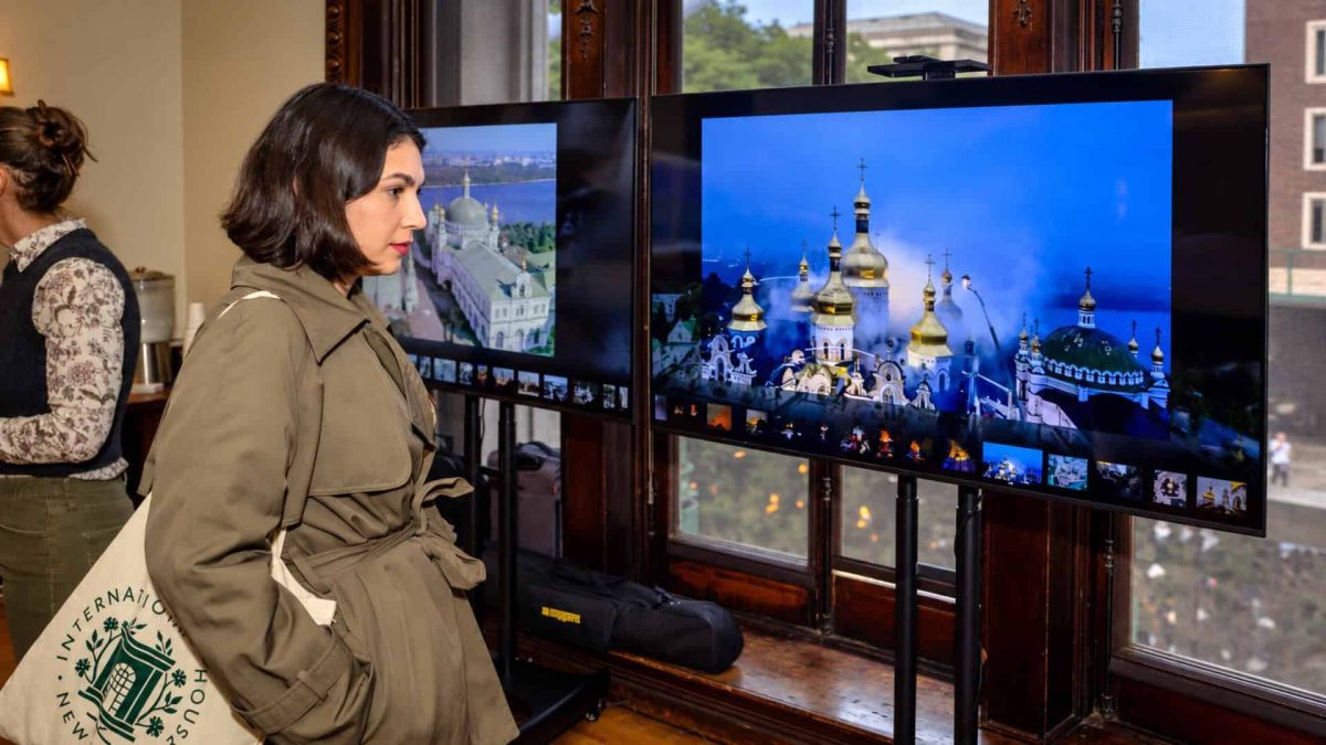 Відкриття виставки про Києво-Печерську Лавру в Українському інституті Америки під час Тижня ООН у Нью-Йорку