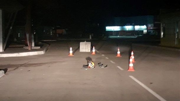 Наслідок ДТП, в якому постраждав підліток у вечірній час доби
