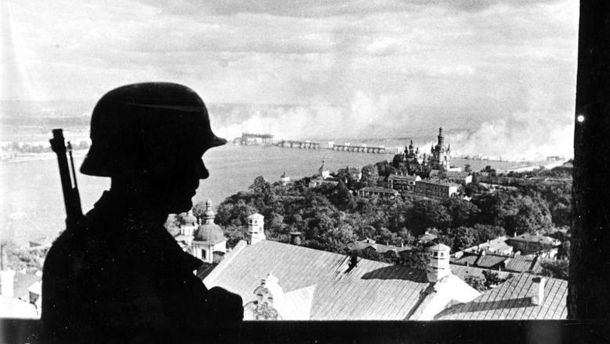 Німецький вартовий у Києві, 19 вересня 1941 року