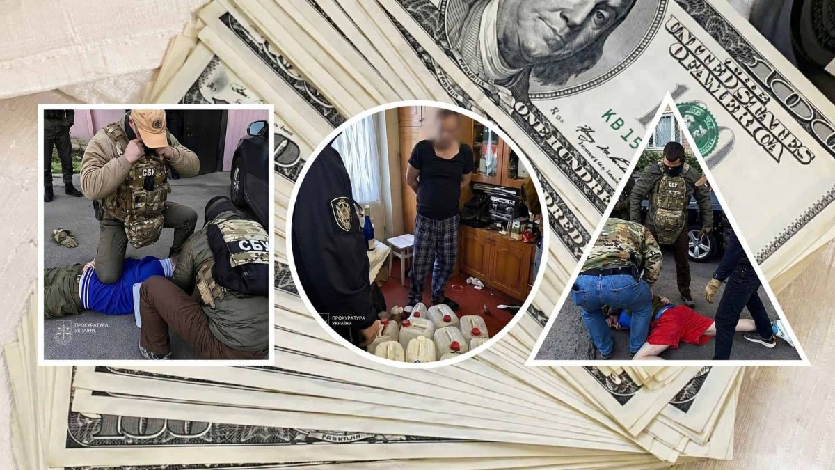 Бійці СБУ затримують учасників наркобанди, обшук квартири з каністрами хімікатів у Києві