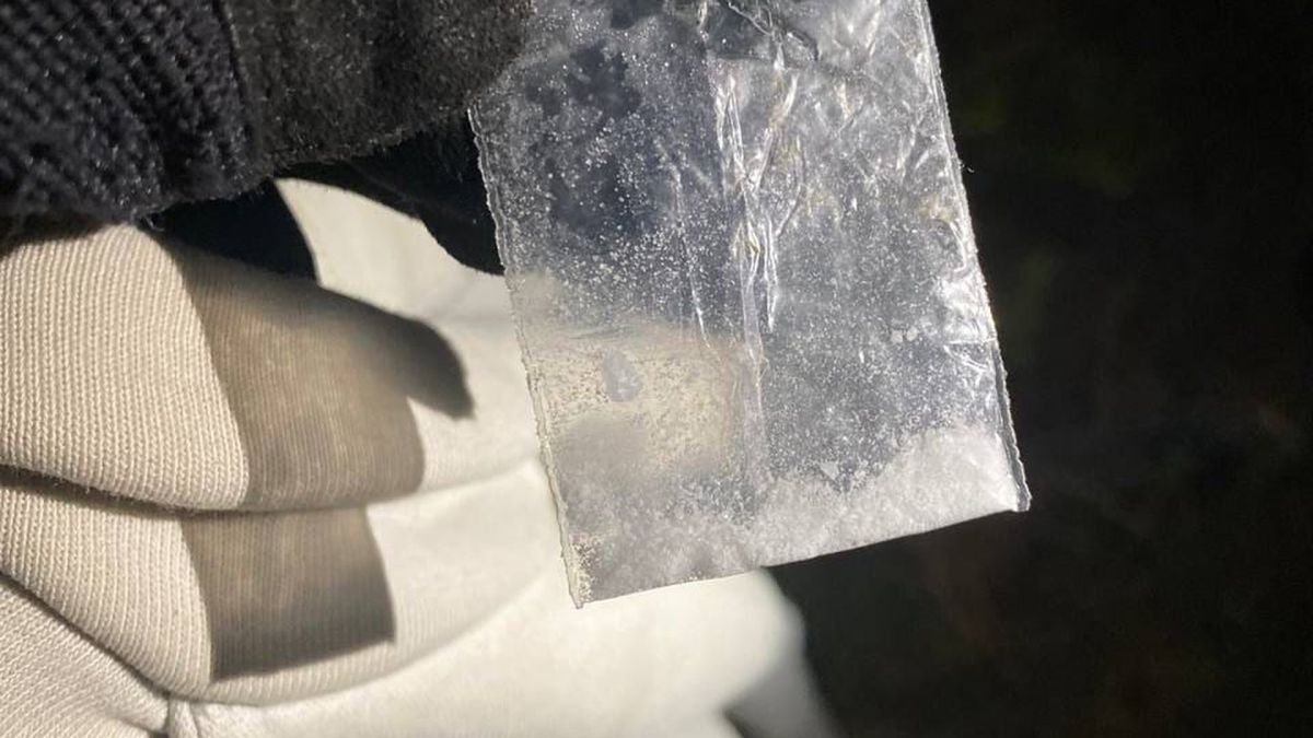 Патрульні поліцейські Києва під час перевірки підозрюваного у зберіганні наркотичних речовин