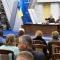 Віталій Кличко виступає за столом президії на колегії КМДА, у залі сидять голови районів і працівники міської адміністрації
