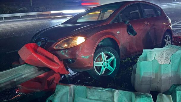 П'яний водій з 1,98 проміле врізався у відбійник у Святошинс