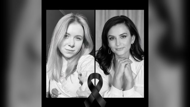 Закуп на Лісовій до Великодня: ціни на м'ясо і овочі Чорно-біле фото двох жінок — Інни Кучер і Катерини Антюфєєвої, працівниць Укренерго, які загинули внаслідок російського обстрілу, зі стрічкою жалоби
