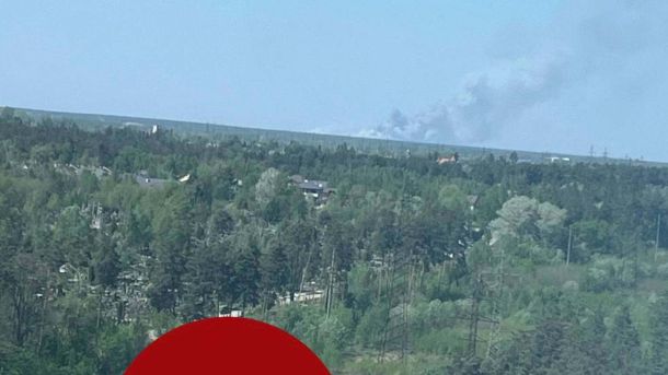 Пожежа біля Литвинівки: вогонь іде до лісу