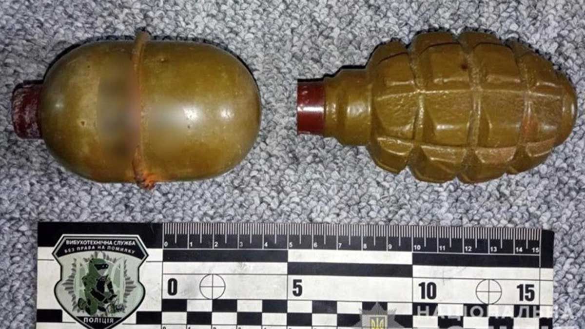 У Переяславі чоловік знайшов дві гранати і поніс додому: суд відправив його в СІЗО